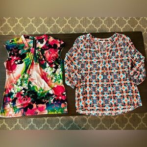 Lot of two women’s blouses size Medium